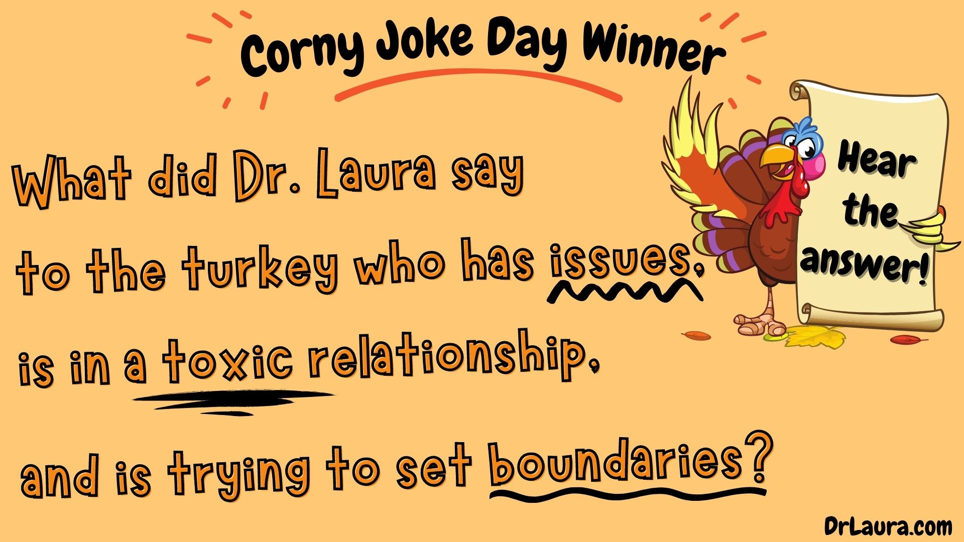 YouTube: Corny Joke Day Winner 2020